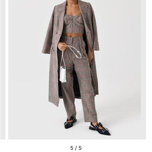 Hunter Bell Women's York Houndstooth Trouser Size 10